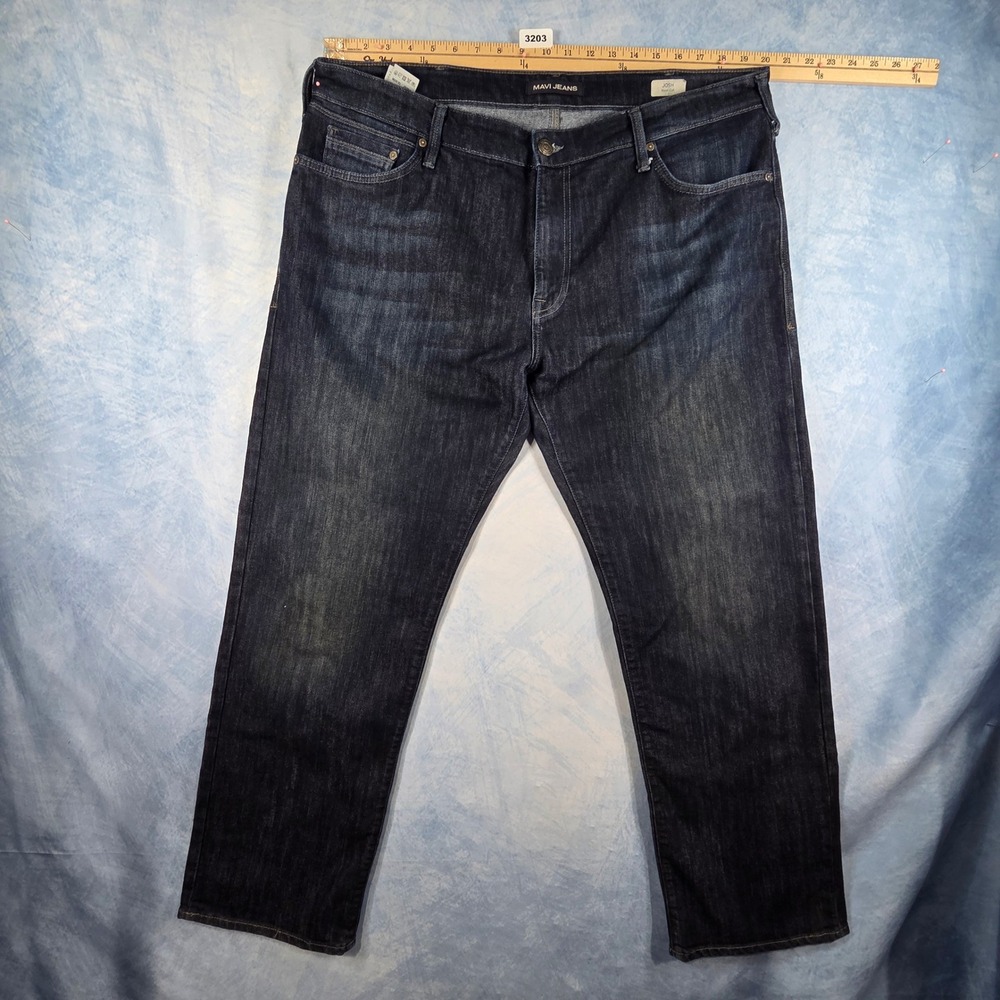 Mavi Josh Bootcut Jeans Mens 40x32 Dark Indigo Wash Denim Pants 0045011138